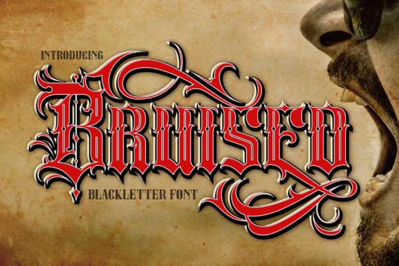 Bruised Font - Featured Image