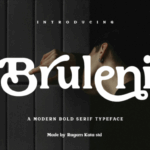 Bruleni Font - Featured Image