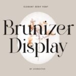 Brunizer Display Font - Featured Image