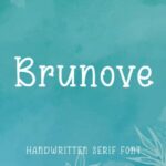 Brunove Font - Featured Image
