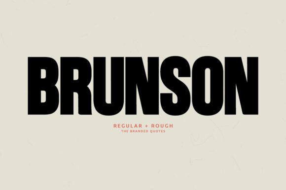 Brunson Font - Featured Image