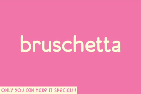 Bruschetta Font - Featured Image