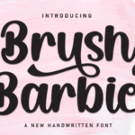 Brush Barbie Font - Featured Image