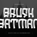 Brush Batman Font - Featured Image