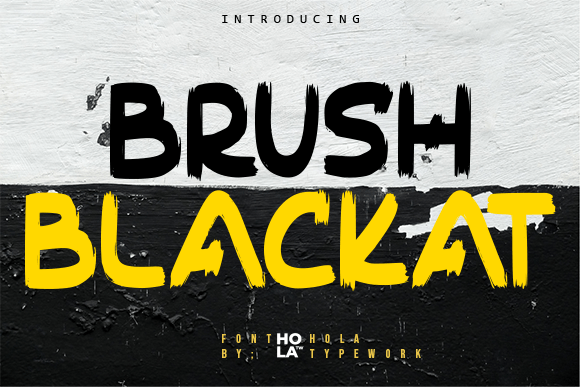 Brush Blackat Font - Featured Image