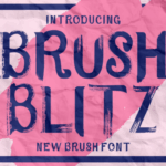 Brush Blitz Font - Featured Image