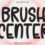 Brush Center Font - Featured Image