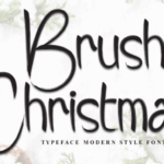 Brush Christmas Font - Featured Image