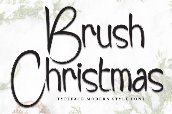Brush Christmas Font - Featured Image