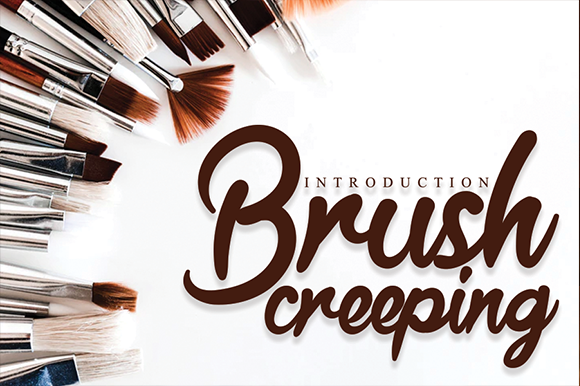 Brush Creeping Font - Featured Image