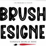 Brush Designer Font - Featured Image