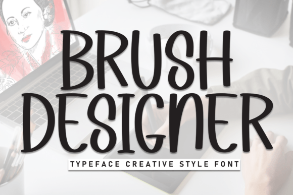 Brush Designer Font - Featured Image