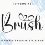 Brush Font - Featured Image