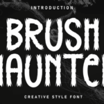 Brush Haunted Font - Featured Image