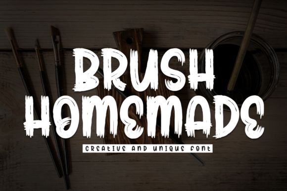 Brush Homemade Font - Featured Image