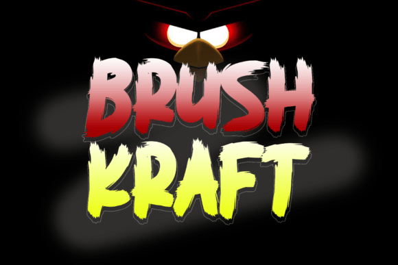 Brush Kraft Font - Featured Image