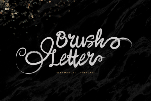 Brush Letter Font - Featured Image
