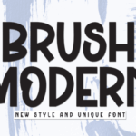 Brush Modern Font - Featured Image