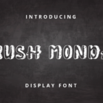 Brush Monday Font - Featured Image