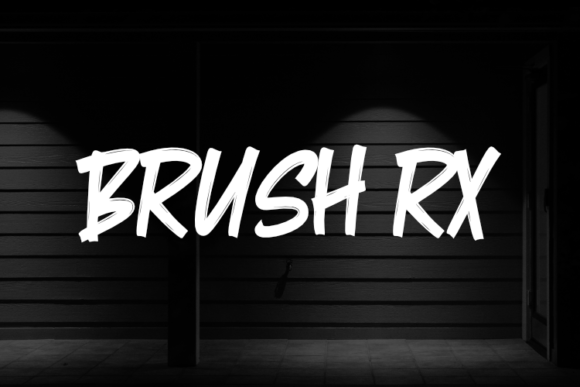 Brush Rx Font - Featured Image