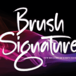 Brush Signature Font - Featured Image