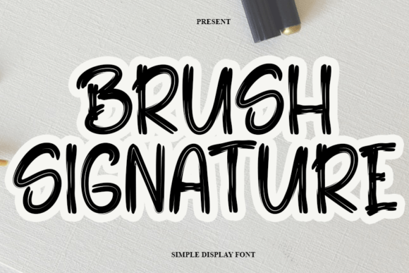 Brush Signature Font - Featured Image