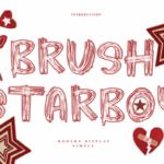 Brush Starboy Font - Featured Image