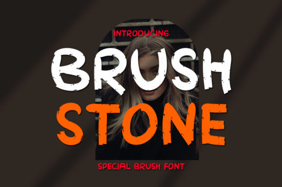 Brush Stone Font - Featured Image