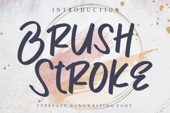 Brush Stroke Font - Featured Image