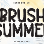 Brush Summer Font - Featured Image