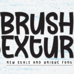 Brush Texture Font - Featured Image
