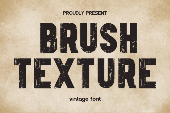 Brush Texture Font - Featured Image