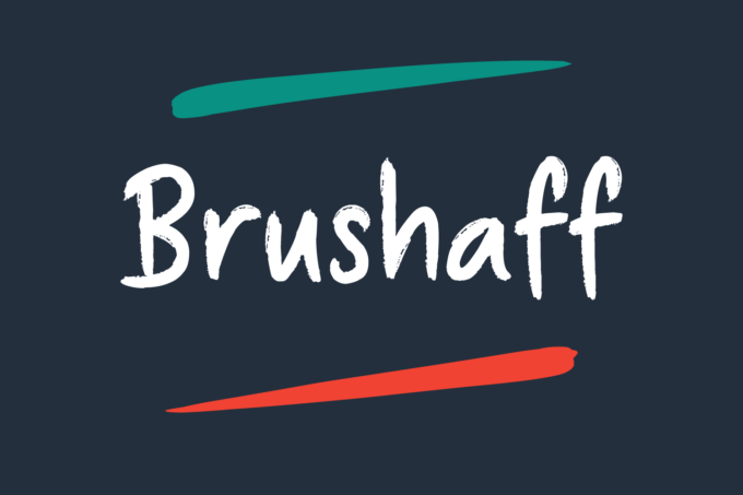 Brushaff Font - Featured Image