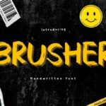 Brusher Font - Featured Image