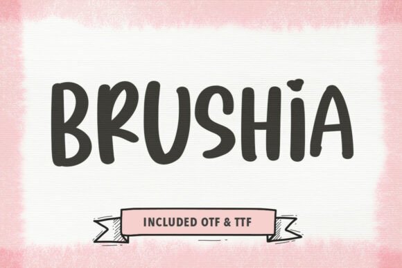 Brushia Font - Featured Image