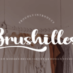 Brushilless Font - Featured Image