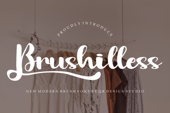 Brushilless Font - Featured Image