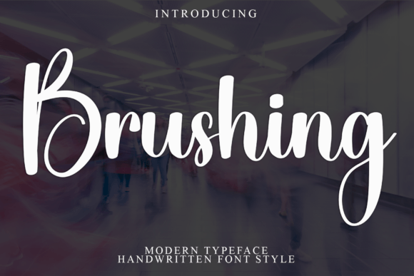Brushing Font - Featured Image
