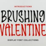 Brushing Valentine Font - Featured Image