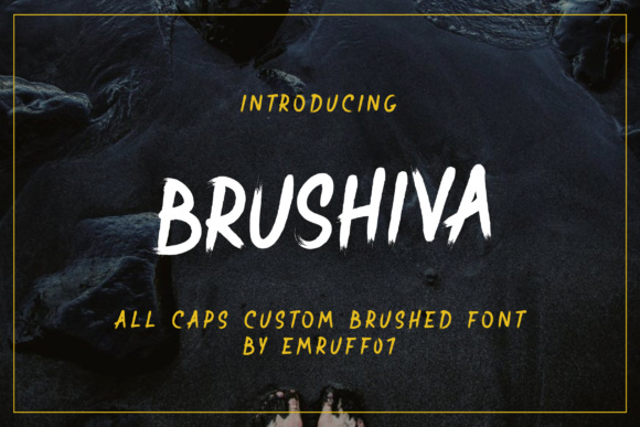 Brushiva Font - Featured Image