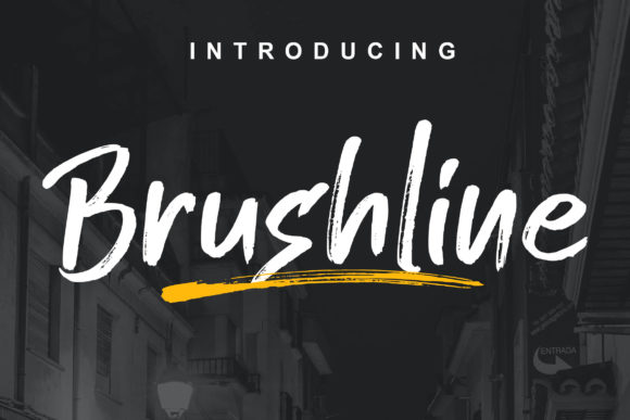 Brushline Font - Featured Image