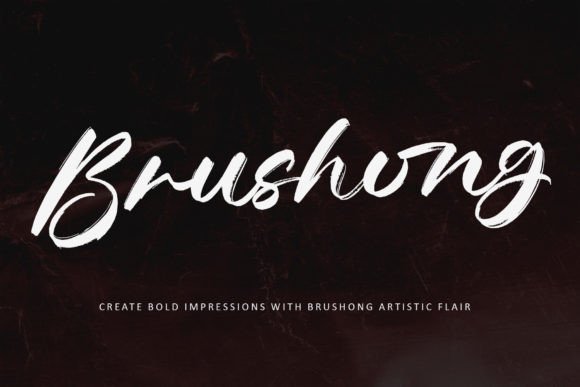 Brushong Font - Featured Image