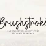 Brushstroke Font - Featured Image