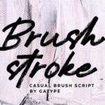 Brushstroke Font - Featured Image