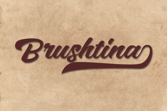 Brushtina Font - Featured Image