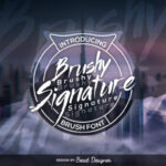 Brushy Signature Font - Featured Image