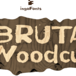 Bruta Woodcut Font - Featured Image