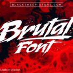 Brutal Font - Featured Image