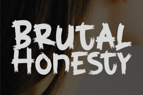 Brutal Honesty Font - Featured Image