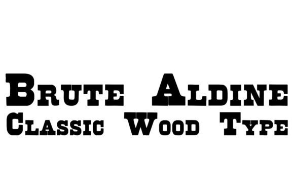 Brute Aldine Font - Featured Image